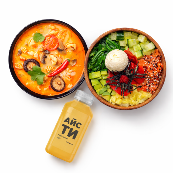 Поке комбо "Филадельфия и Том Ям"