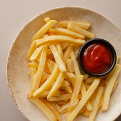 Картофель фри с соусом