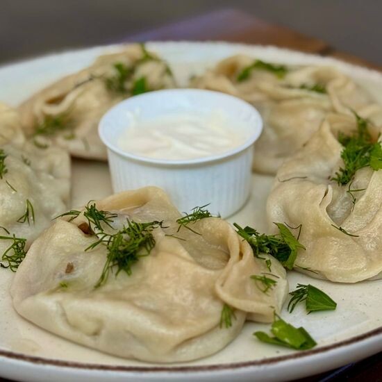 Манты с курицей