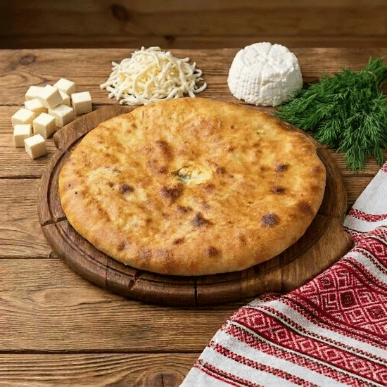 Три сыра и зелень
