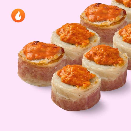 Запечённый с беконом