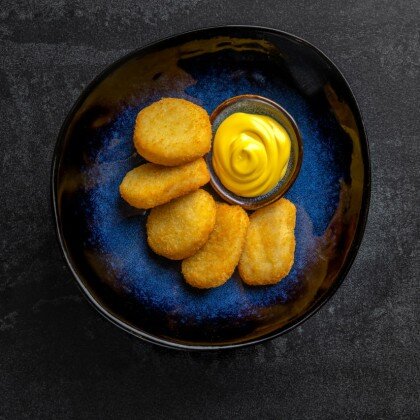 Наггетсы с сырным соусом