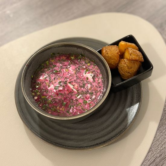 Холодник с картофелем