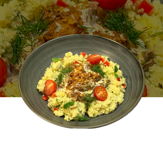 Томленая баранина с кускусом