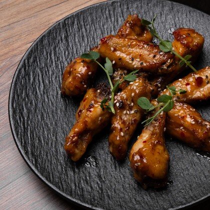 Крылья в соусе сладкий чили