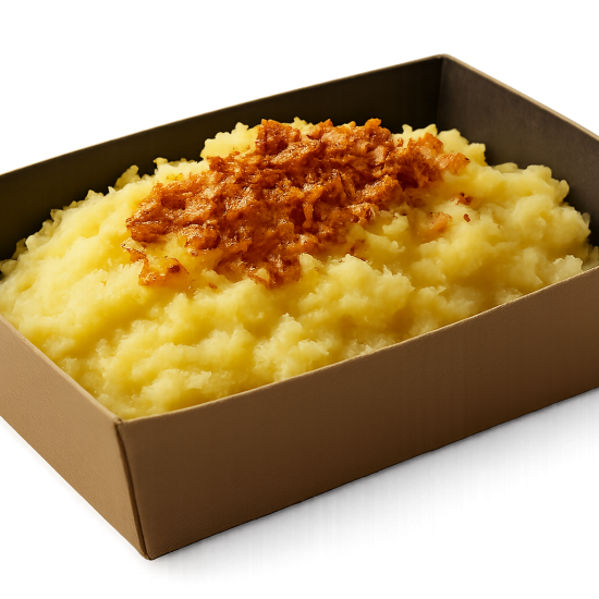 Запеченный толченый картофель