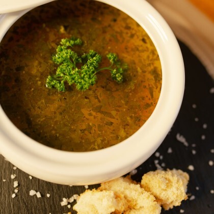 Минестроне с цыпленком