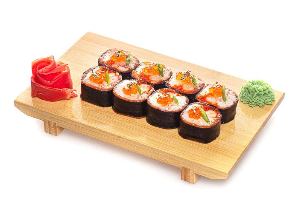 Сахалинский ролл с золотом