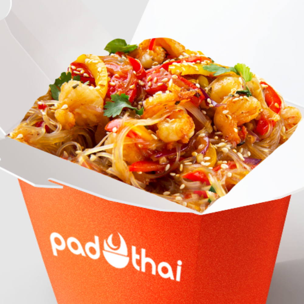 Фунчоза с креветками