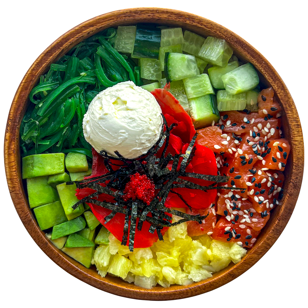 Поке «Филадельфия» с лососем