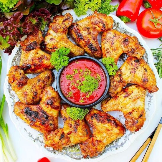 Шашлык из куриного крыла