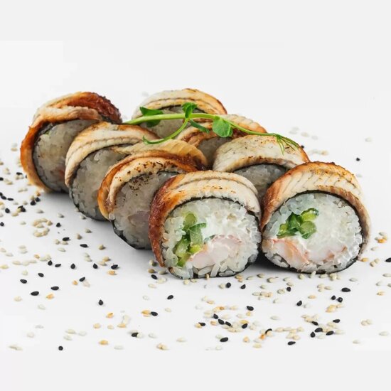 Опаленный ролл с Угрем (8 шт)