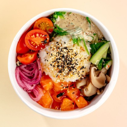 Поке с форелью