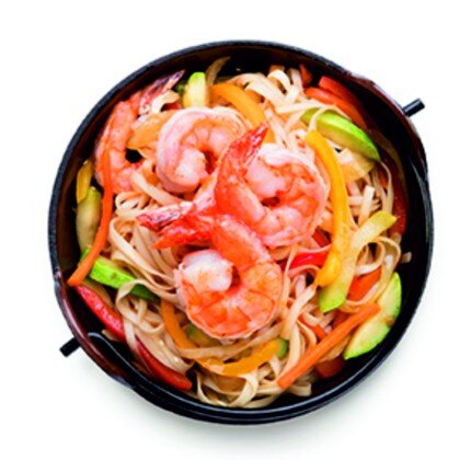 Вок с морепродуктами