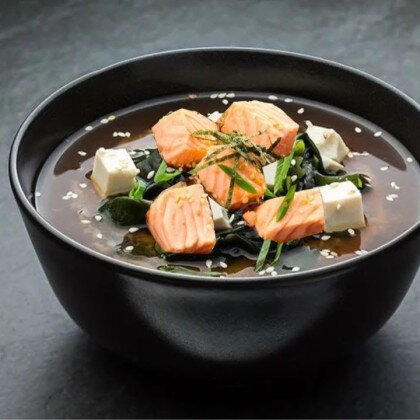 Мисо с лососем