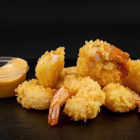 Креветки со сладким васаби