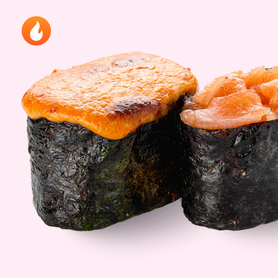 Лосось гункан запечённый