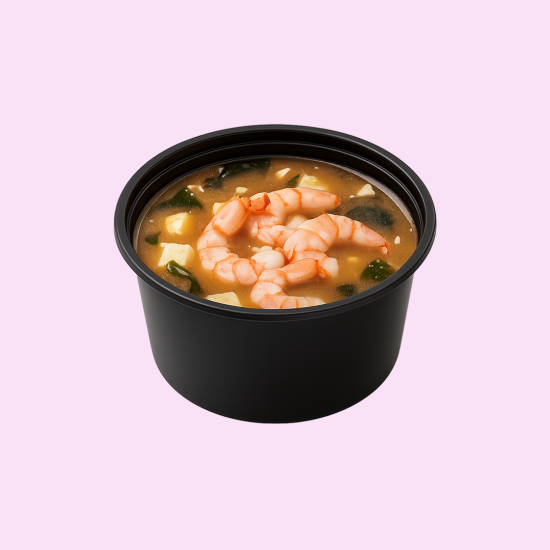 Мисо суп с креветкой и тофу