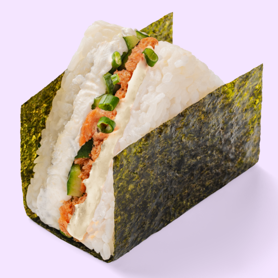 Ёнигири лосось терияки