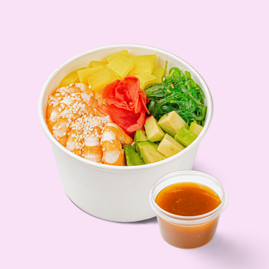 Поке с креветкой + 1 соус