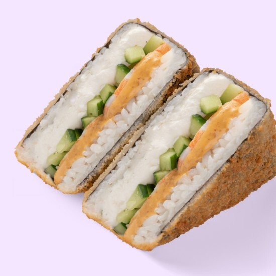 Ёнигири темпура с креветкой