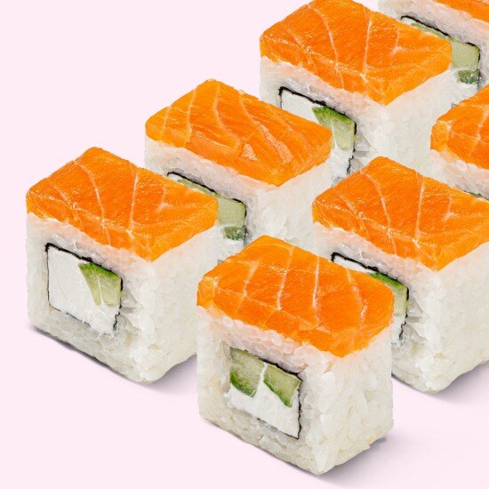 Филадельфия с лососем холодного копчения лайт