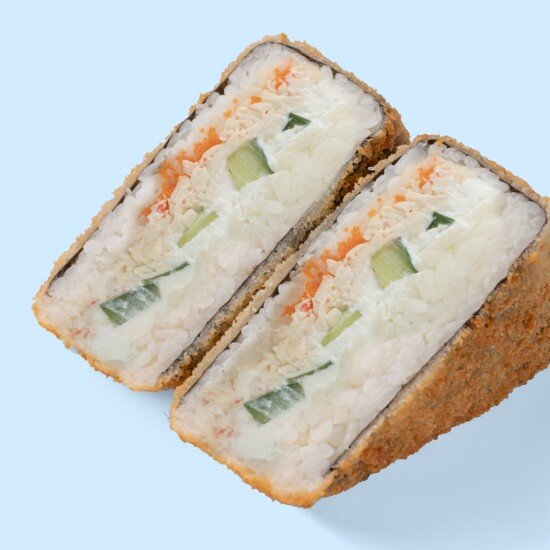 Ёнигири темпура с крабом