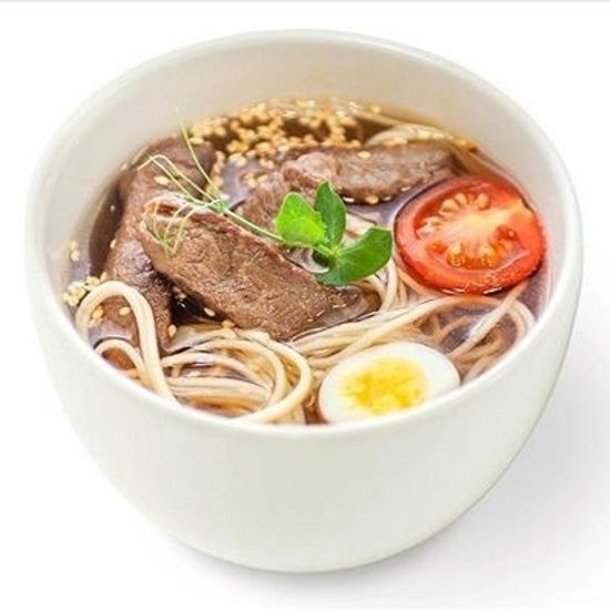 Суп с говядиной и лапшой