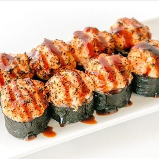 Татаки ролл с креветкой