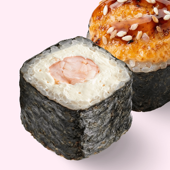 Чиз маки креветка запечённый