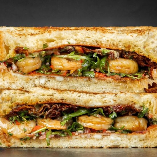 Сэндвич "Креветка Чимичурри"