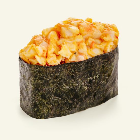 Гункан «Спайси Эби» (1 шт)