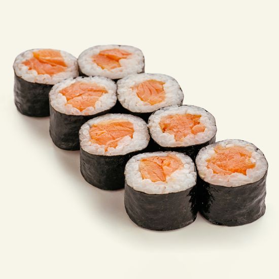 Хосо копчёный лосось (8 шт)