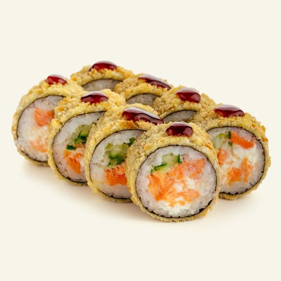 Темпура Лосось (8 шт)