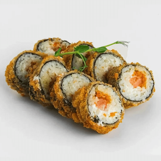 Темпура Копченый Лосось (8 шт)