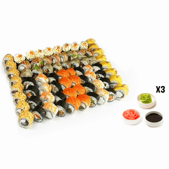 Комбо "Пати" на 5-7 человек + 3 Гарнир Сан (72 шт)