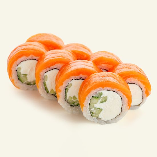 Ролл Филадельфия с огурцом  (8 шт)