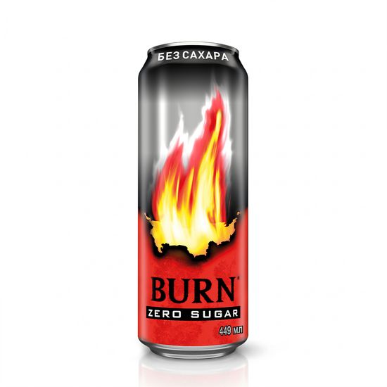 Напиток энергетический Burn Оригинальный без сахара, 0.449 л