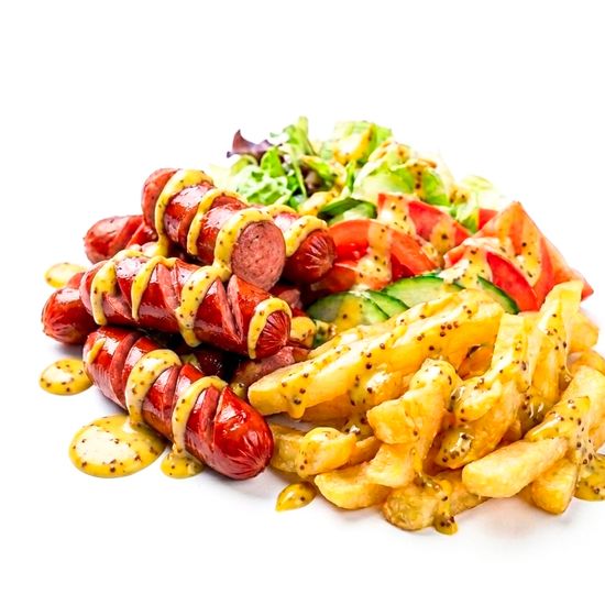 Ланч-бокс с колбасками