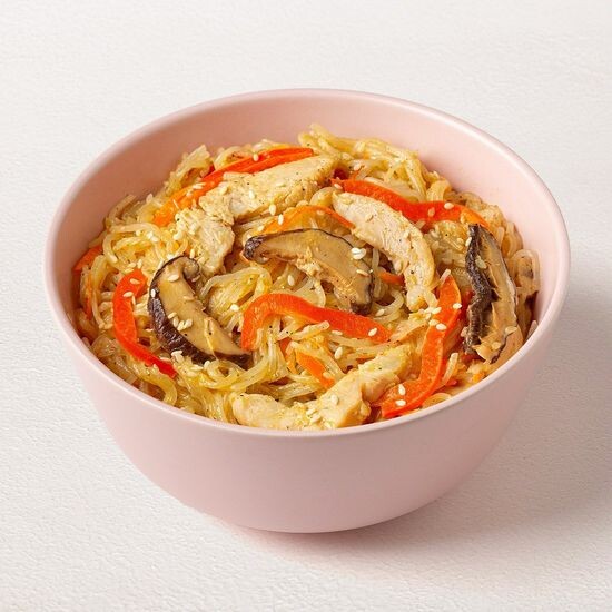 Wok L Фунчеза в сливочном соусе