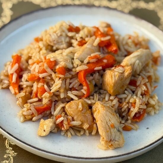 Плов с курицей