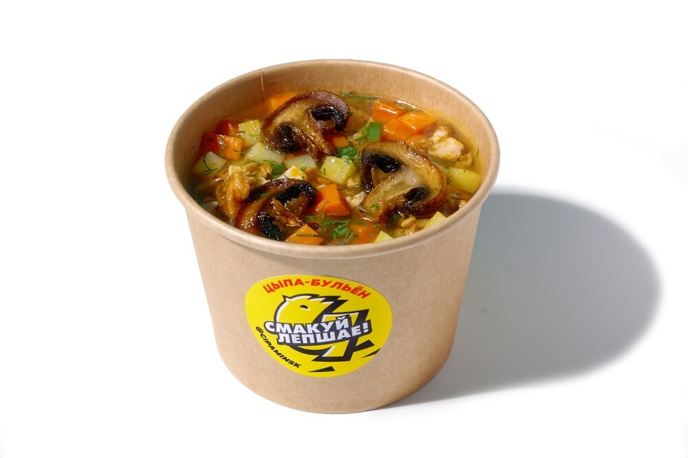 Куриный суп с грибами