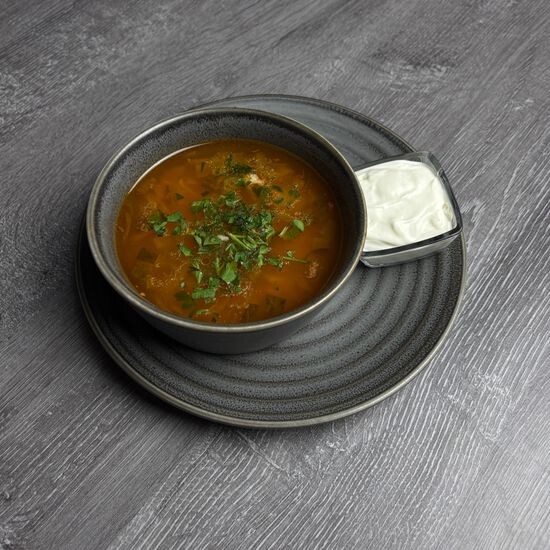 Рассольник ленинградский с курицей