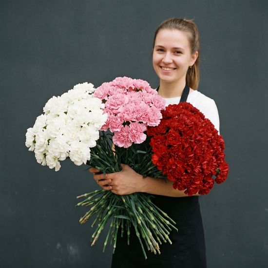 25 диантусов (в ассорт.) в пачке