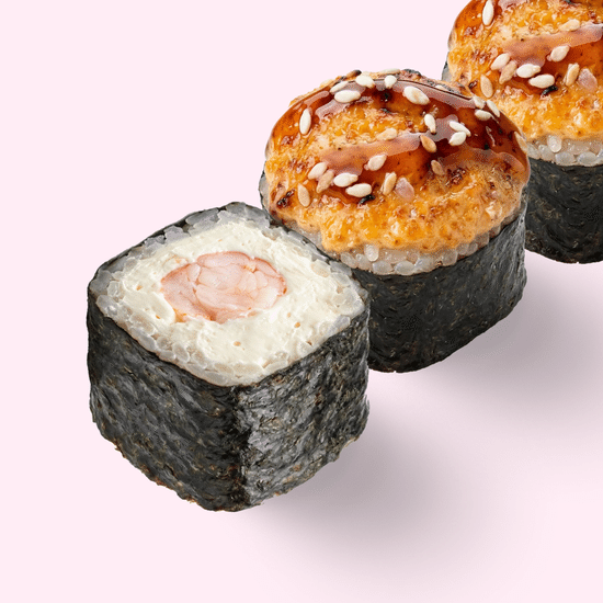 Чиз маки креветка запечённый