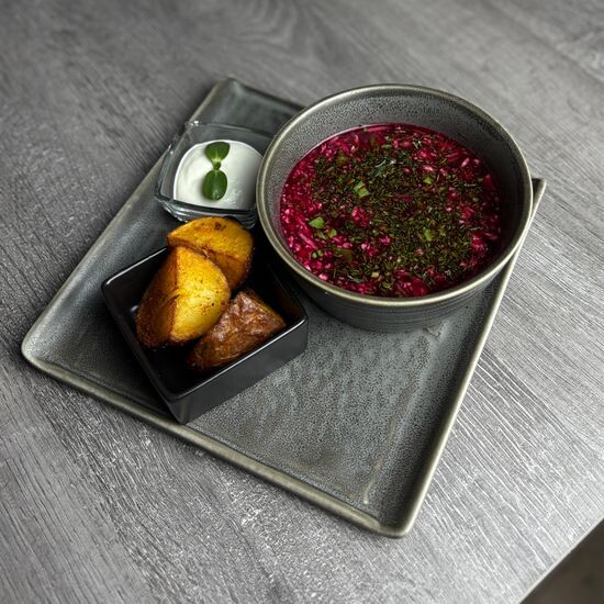 Холодник с картофелем