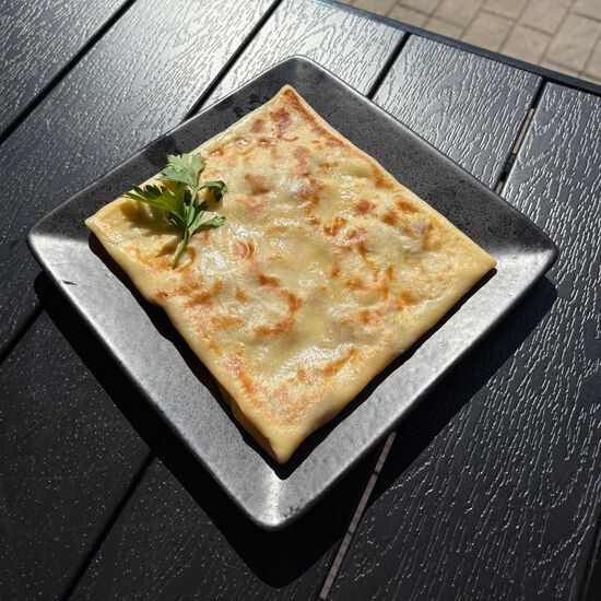 Блинчик с курицей и грибами
