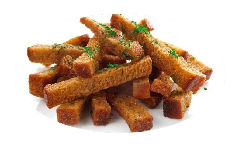 Гренки с чесноком