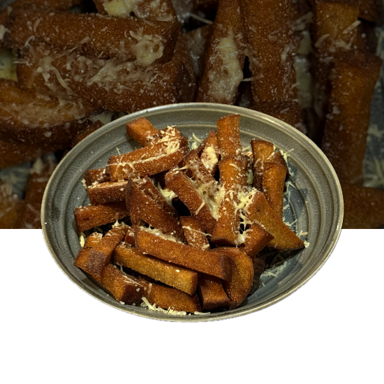 Гренки чесночные с пармезаном