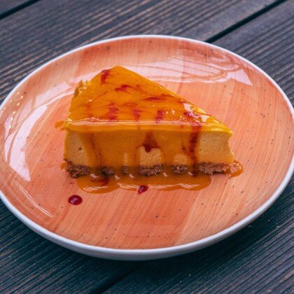 Чизкейк манго-маракуйя